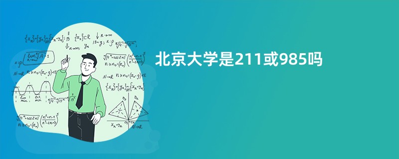 北京大学是211或985吗