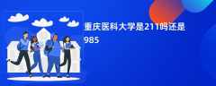 重庆医科大学是211吗还是985