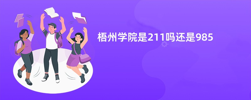 梧州学院是211吗还是985