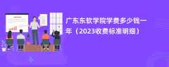 广东东软学院学费多少钱一年（2023收费标准明细）