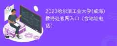 2023哈尔滨工业大学(威海)教务处官网入口（含地址电话）