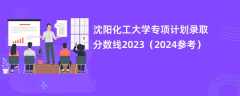 沈阳化工大学专项计划录取分数线2023（2024参考）