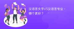 汉语言文学VS汉语言专业，哪个更好？