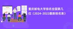 重庆邮电大学排名全国第几位（2024-2022最新排名表）