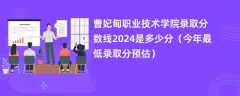 曹妃甸职业技术学院录取分数线2024是多少分（今年最低录取分预估）