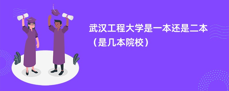 武汉工程大学是一本还是二本（是几本院校）