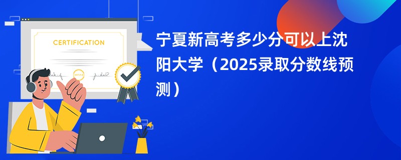 宁夏新高考多少分可以上沈阳大学（2025录取分数线预测）