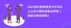 2025四川新高考多少分可以上山东力明科技职业学院（录取分数线预测）