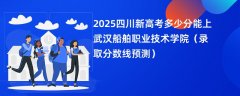 2025四川新高考多少分能上武汉船舶职业技术学院(录取分数线预测)