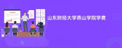 山东财经大学燕山学院学费多少钱一年(2026收费标准明细)